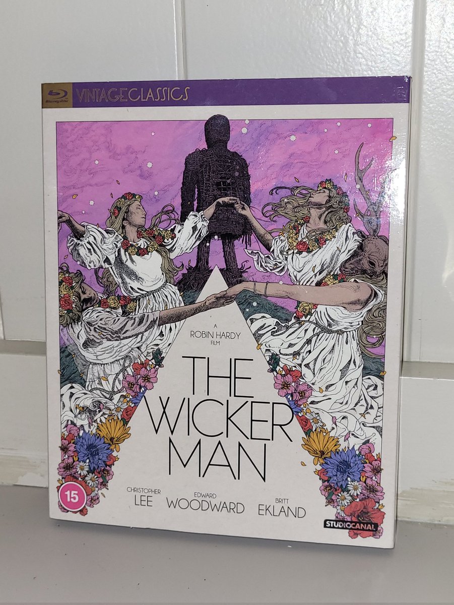 Nice to add this 50th anniversary edition to my collection. One of my favourite horror films. #TheWickerMan #ChristopherLee #EdwardWoodward #BrittEkland #AnthonyShaffer #RobinHardy