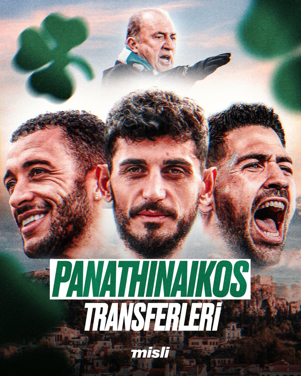 Fatih Terim'in Türkiye'den de tanıdığımız 3 Panathinaikos transferi ☘️
