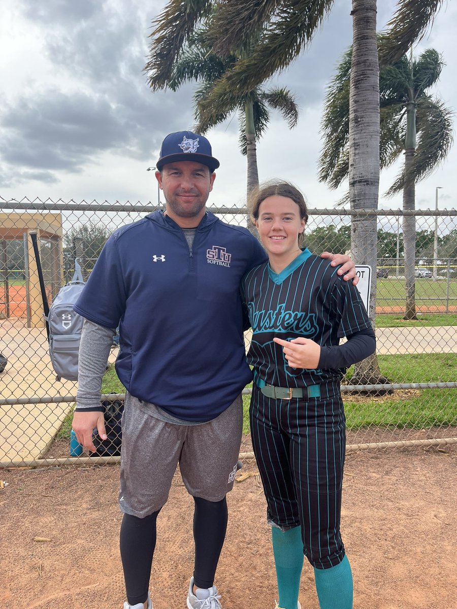 I had a blast at the south Florida prospect camp, getting to meet and play in front of some amazing coaches. I learned many new things thank you, can’t wait to do it again🥎🔥💪