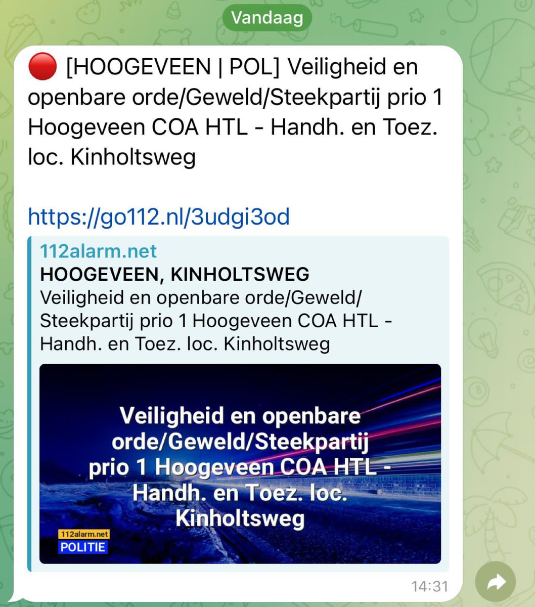 Gaat weer lekker in <a href="/hoogeveen/">hoogeveen</a>.  #COA