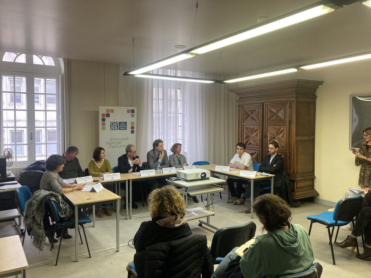 Traditionnelle conférence de presse de début d’année du @CHUBordeaux Pour 2024, les activités de cancérologie sont à l’honneur: +de 15 000 patients soignés, priorité de recherche, nombreuses coopérations, projet d’un grand centre de cancérologie à l’hôpital Haut-L’évêque…