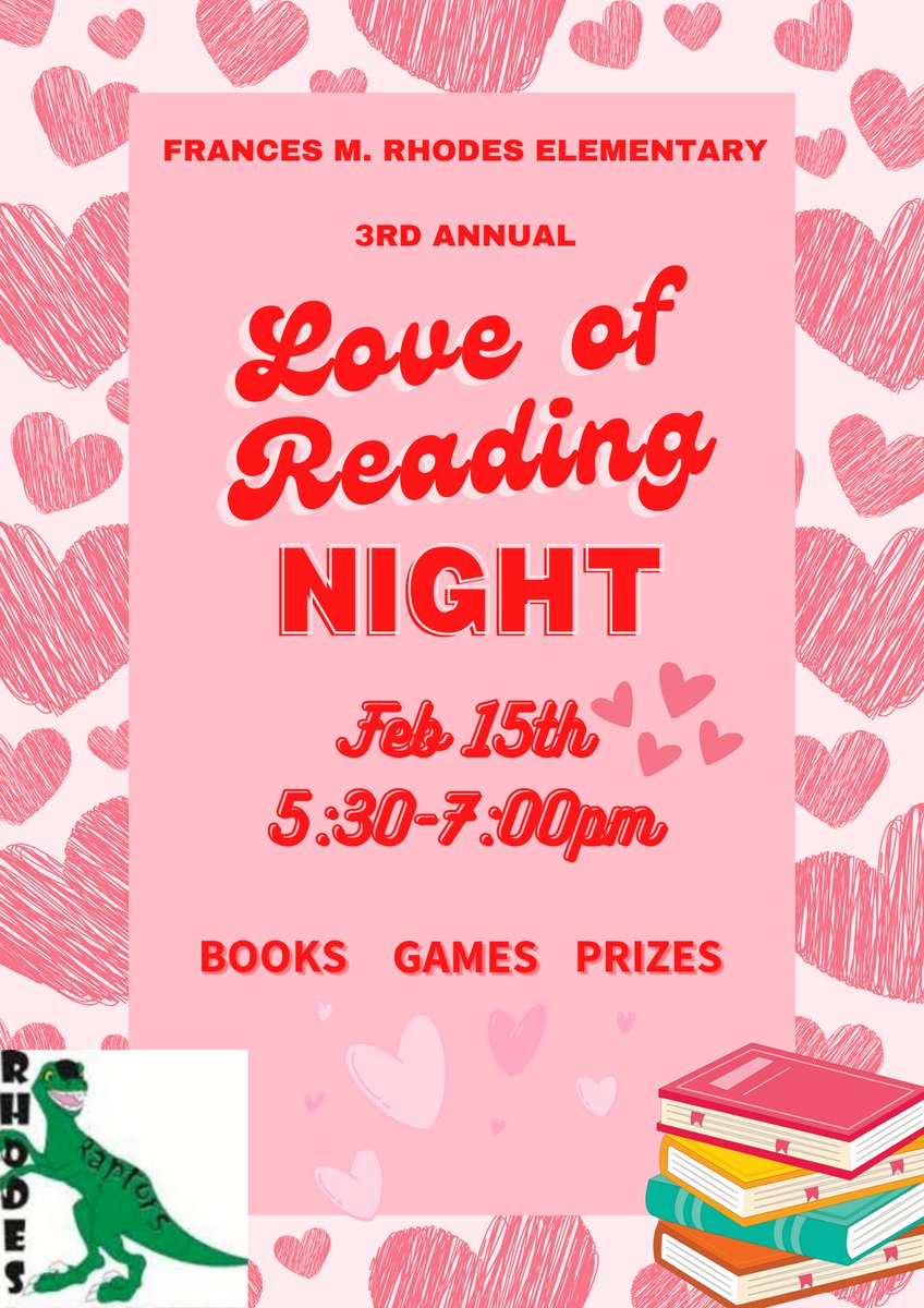We can’t wait to see all of our Raptor Readers there!