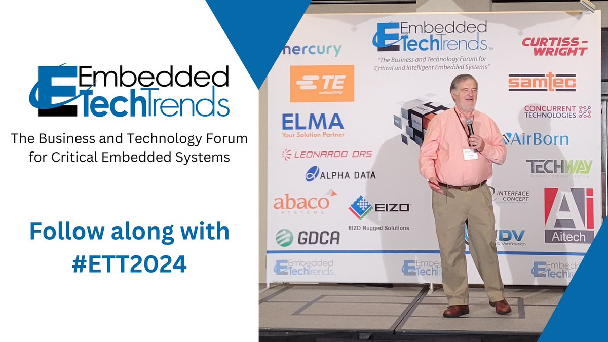 VITAStandards's tweet image. We&apos;re kicking off another year of discussing critical embedded systems at Embedded Tech Trends in Fort Lauderdale. Looking forward to hearing the latest trends on the use of open standards in mil/aero and space applications!
#ETT2024 #EmbeddedTechTrends #OpenStandards #Embedded