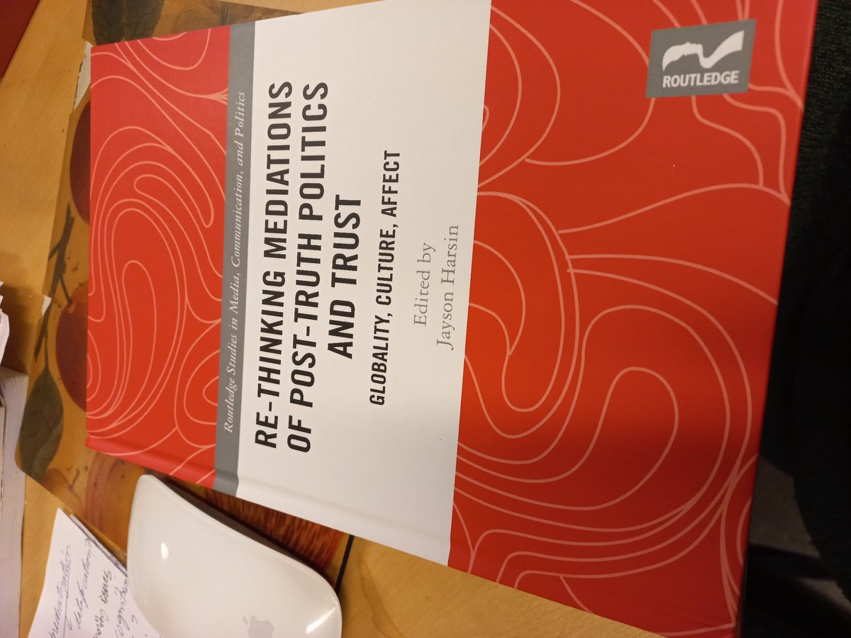Arrived! Excellent book on #post-truth ed by @jaysonharsin Brilliant chapters <a href="/sbanetweiser/">sarah banet-weiser</a> <a href="/kat_hig/">Kat Higgins (aka Kathryn Claire)</a> <a href="/jinsookkim/">Jin sook kim</a> J Corner D Pels <a href="/jbratich/">jack bratich</a> <a href="/hannahwestley/">hannah westley</a> @drbrittparis <a href="/AlisonHearn/">Alison Hearn</a> @bilgeyesil1 <a href="/ergincloud/">Ergin Bulut</a> Aasim Khan <a href="/insiyahv/">Insiyah Vahanvaty</a> <a href="/JunLIU_UCPH/">Jun Liu</a>  
My chapter on populist 'gut feelings'.
