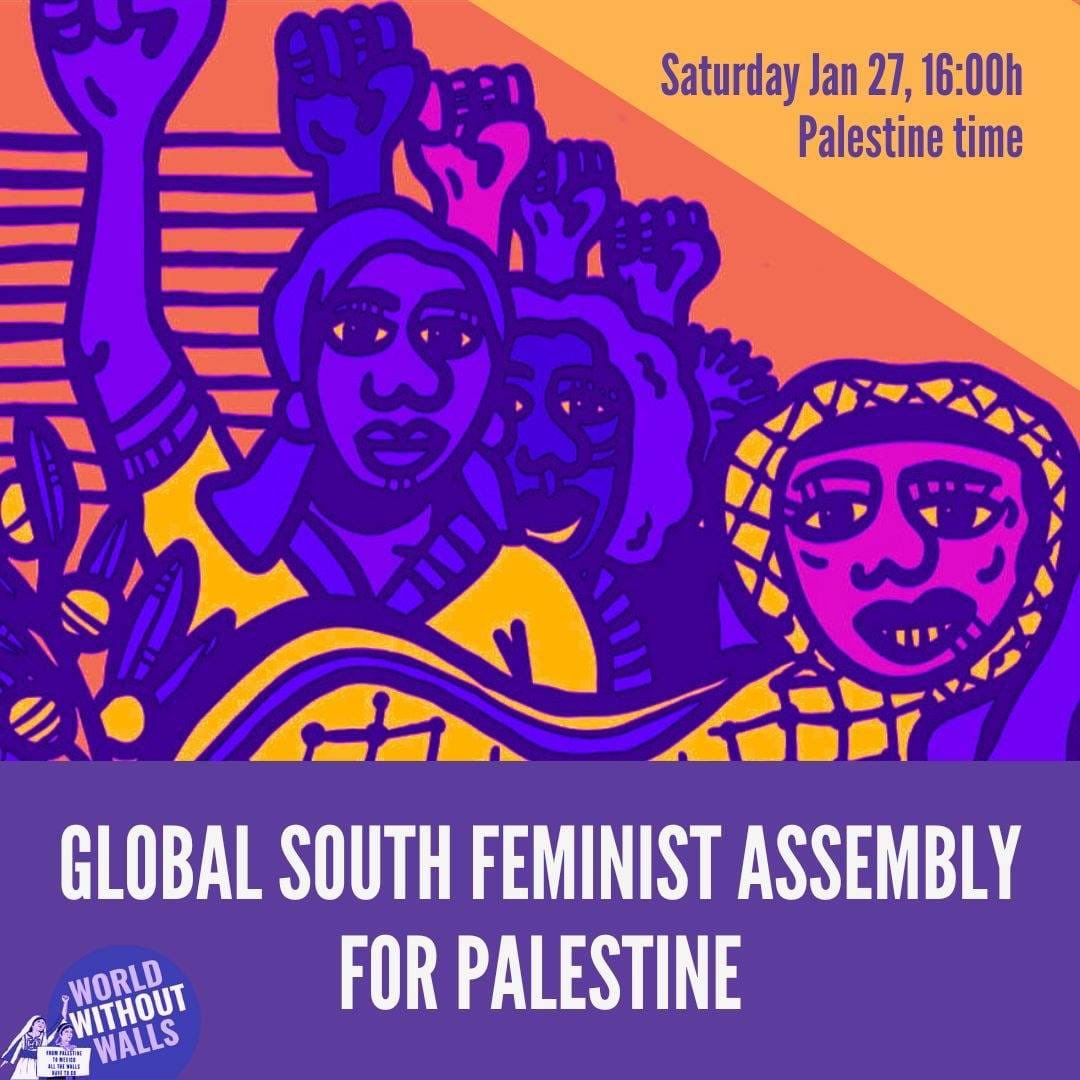In solidarity ✊🏾✊🏾

We will be joining other women and feminist activists and organizations from across the Global South, for a meeting where we can listen to Palestinian feminists and other women organizations on what they have been doing, brainstorm together how our solidarity
