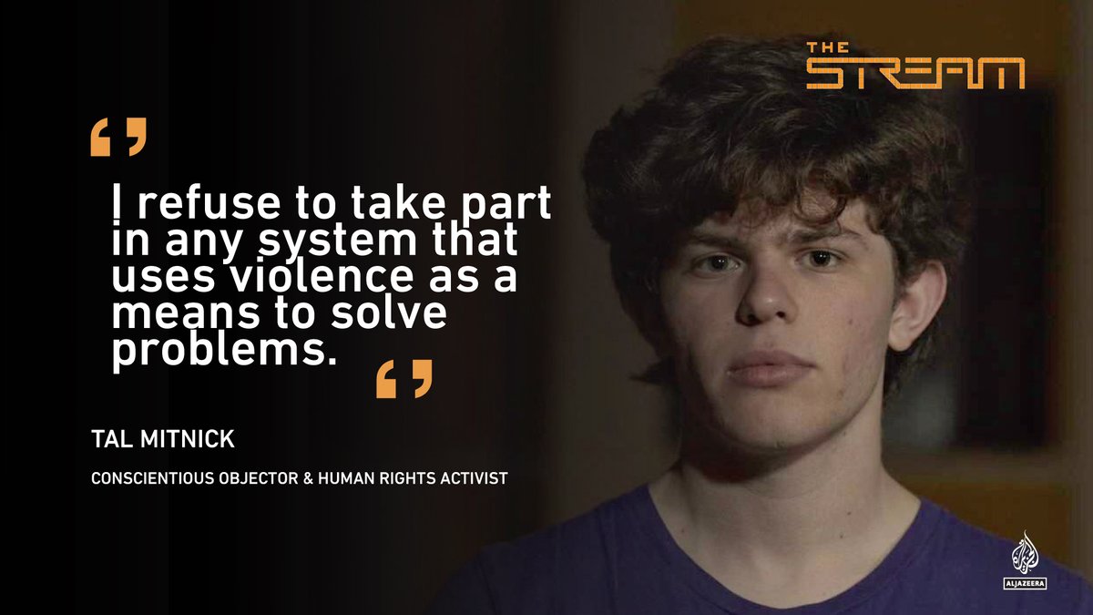 Israeli teen Tal Mitnick was recently released from military prison after he was sentenced to 30-days for refusing to enlist in the army. Join us on The Stream on Monday at 20:30 GMT as we speak to Tal about why he has been labelled a traitor.