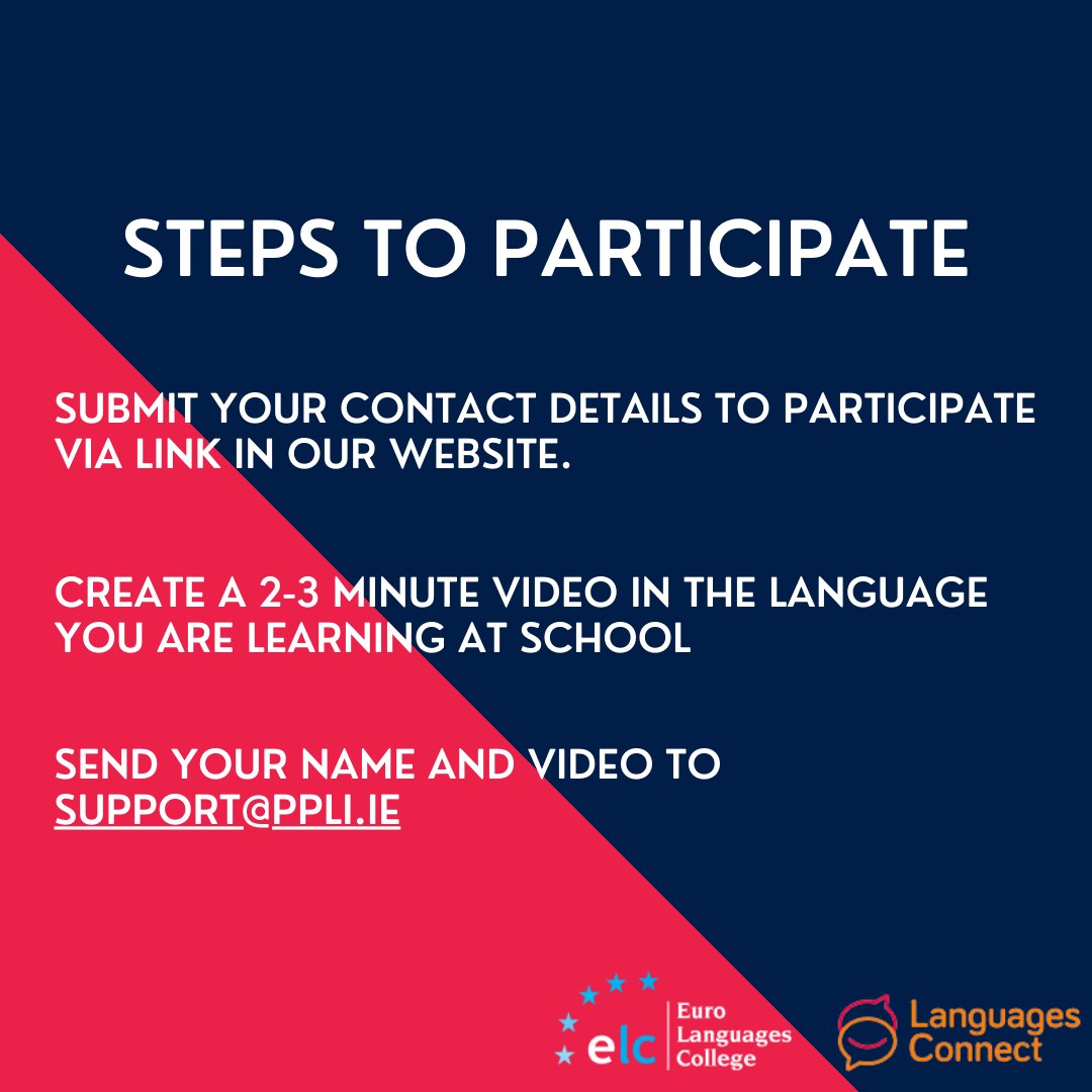 EuroLangColl's tweet photo. We are delighted to be partnering with @langsconnect_ie  an amazing opportunity for senior students to win one of our 18 day summer residential course! 🇫🇷🇩🇪🇪🇸 
https://t.co/yZ46clbEho

@atsirlanda @AIPLF_Ireland
@languages_ie @germanteachers
@ftaire @ETBIreland 
@Education_Ire https://t.co/oILNeIPeCm
