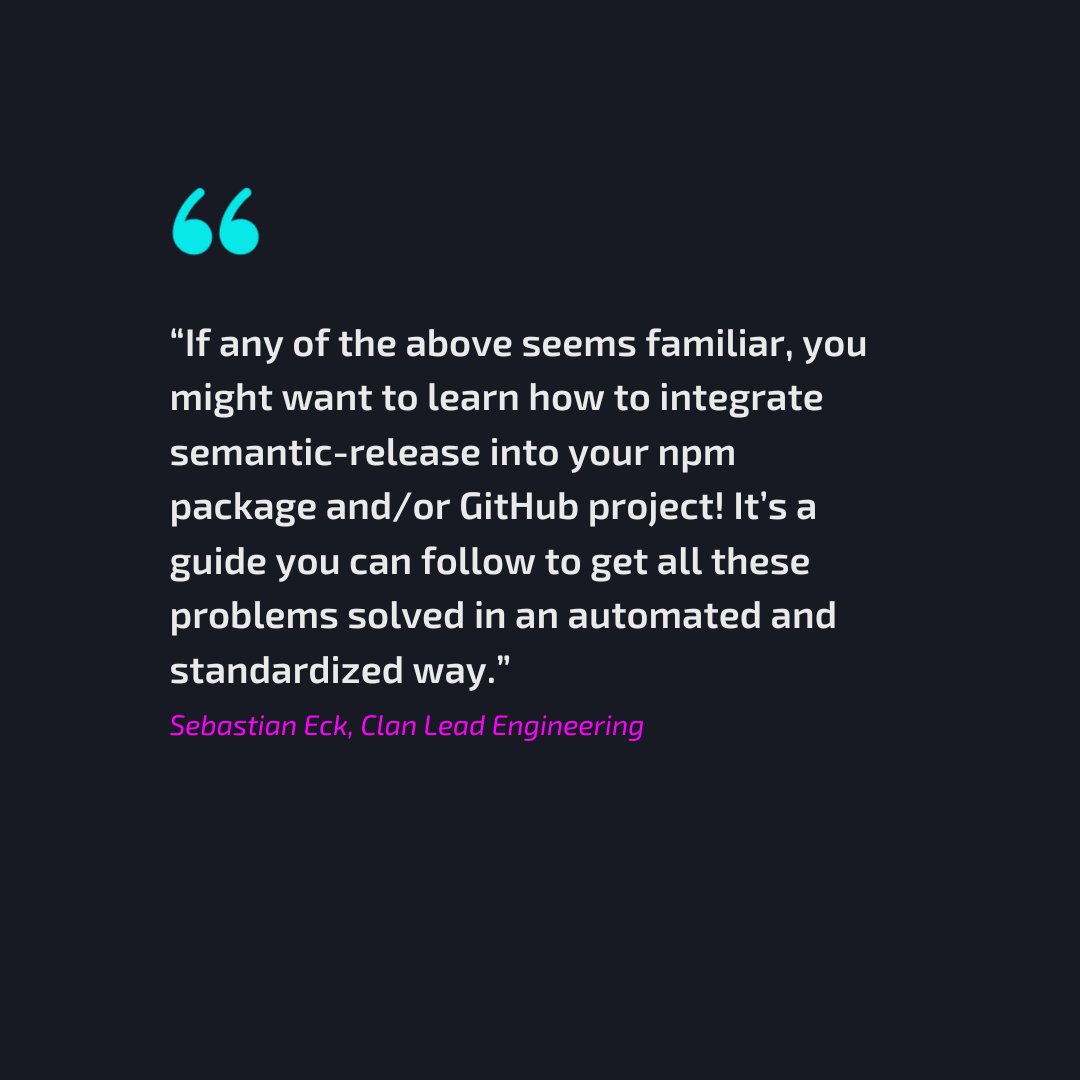 Learn to automate versioning, sync releases effortlessly, and enhance collaboration with standardized commit messages. Sebastian Eck guides you through the journey in our latest blog post: shorturl.at/cnCK6 #SemanticRelease #DevOps #commit #github