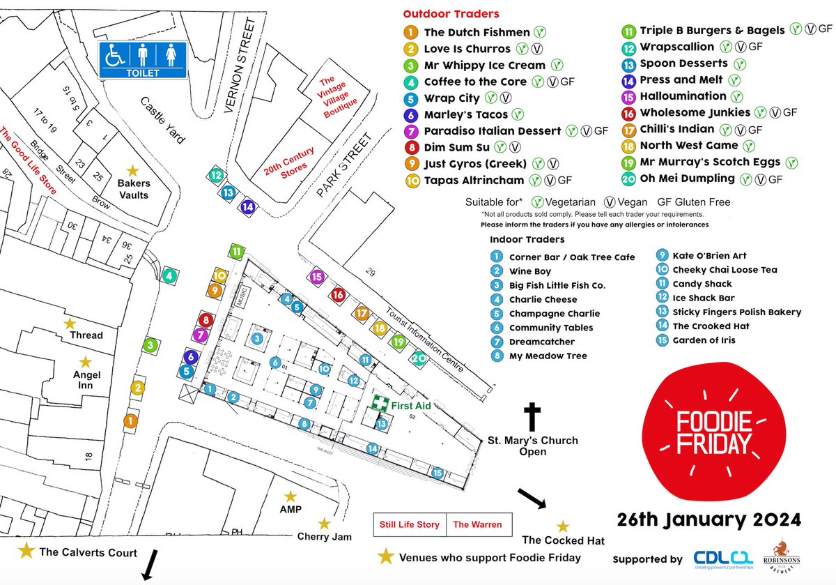 Foodie Friday at Stockport Market (@skfoodiefriday) on Twitter photo Join us for our first Foodie Friday of the year. We’ve got a stonking line up of 20 awesome street food traders and all your favourites in <a href="/theSKmarket/">The Stockport Market</a>. Beat the January blues with some rhythm ‘n’ booze! 🎸 🍻 #skfoodiefriday #community #livemusic Join us for our first Foodie Friday of the year. We’ve got a stonking line up of 20 awesome street food traders and all your favourites in <a href="/theSKmarket/">The Stockport Market</a>. Beat the January blues with some rhythm ‘n’ booze! 🎸 🍻 #skfoodiefriday #community #livemusic