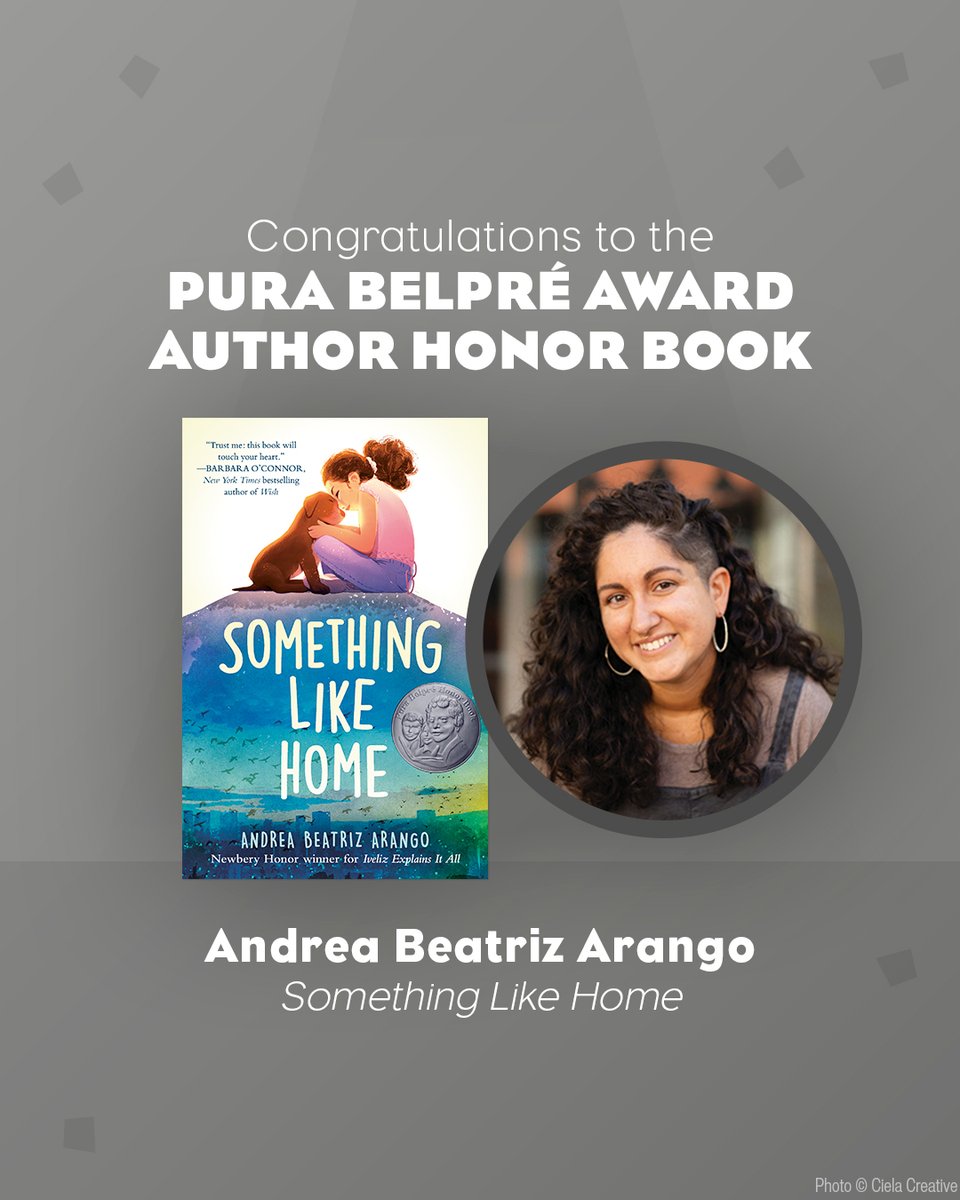 RHCBEducators's tweet image. Congratulations to the Pura Belpre Award Author Honor Book, Something Like Home by Andrea Beatriz Arango! Thanks to the American Library Association!  @ALALibrary @ALAConferences #LibLearnX24 #ALAAC24