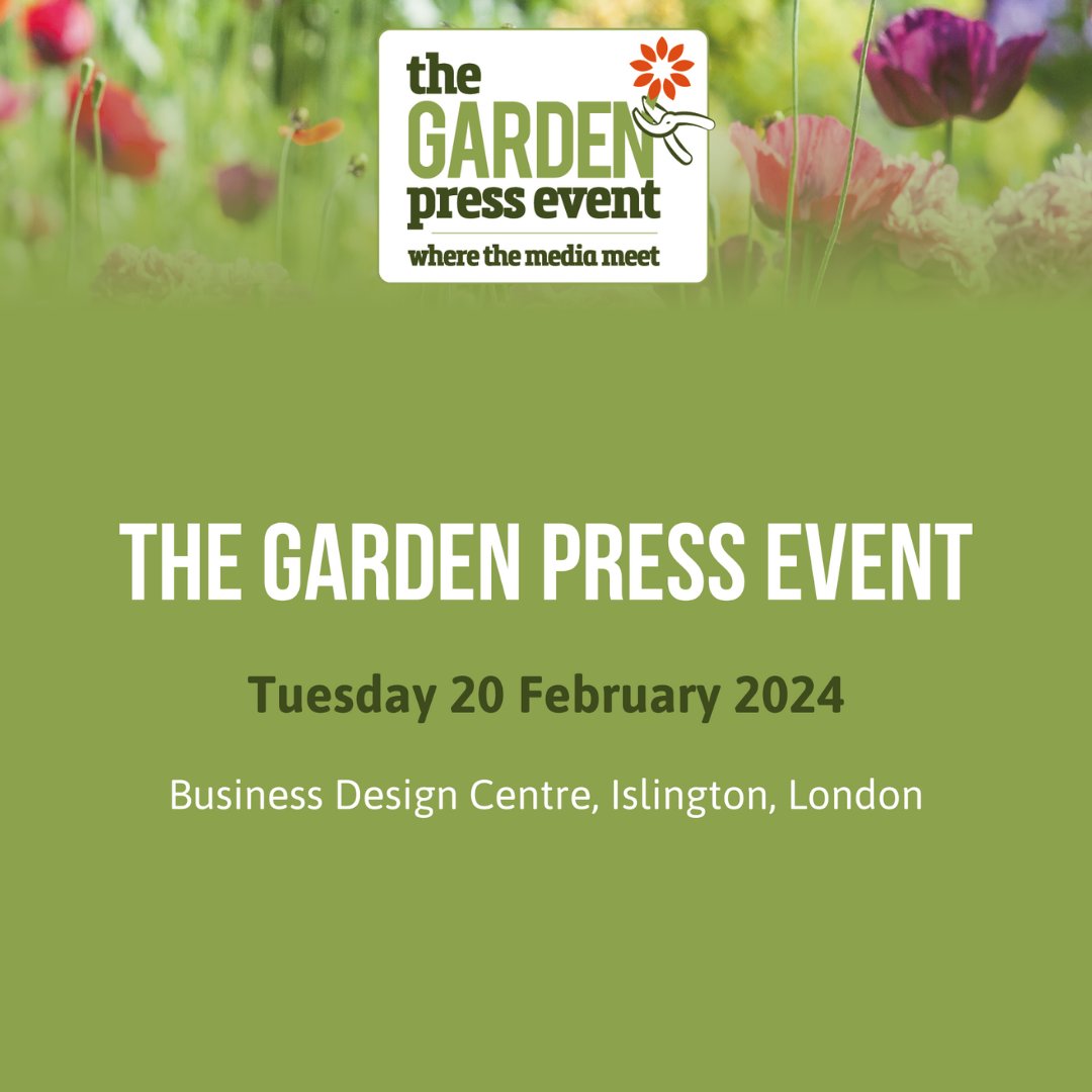 Join us at the Garden Press Event 2024! 🌺 @HTAnews and @GIMA_UK will be holding the annual event at the Business Design Centre, Islington on Tuesday 20 February. More information here: gardenpressevent.co.uk #gardenpressevent #gardeningmedia