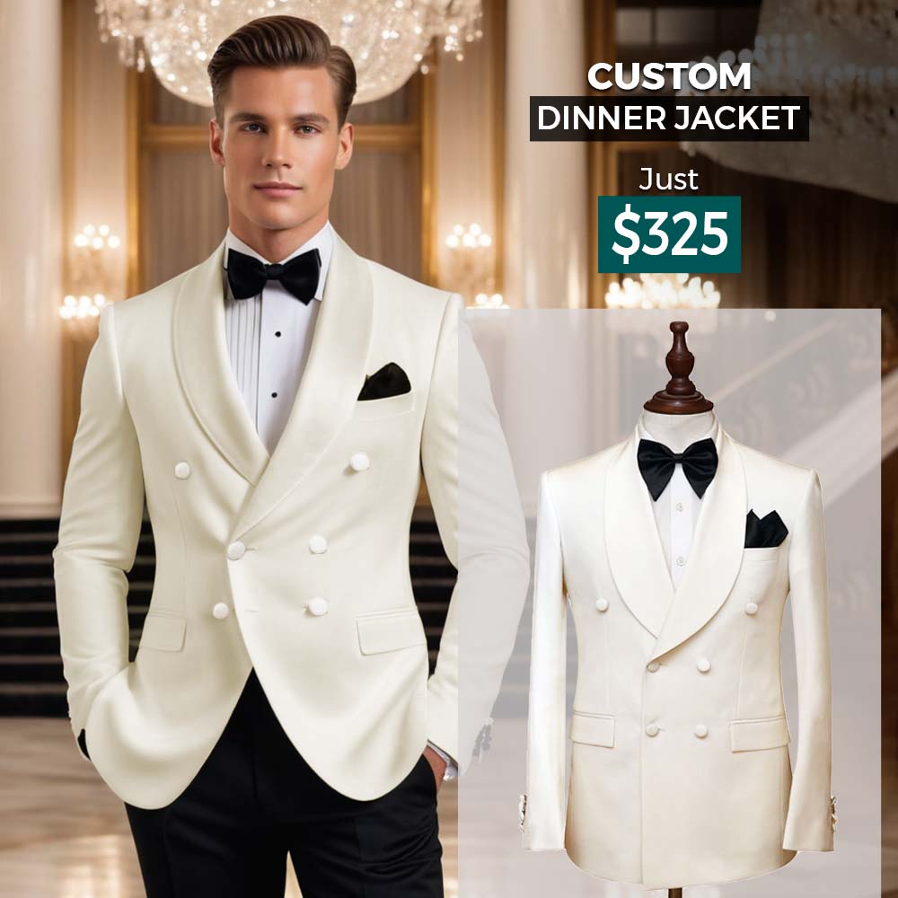 AndreEmilio_Men's tweet image. Define elegance on your terms with our Ivory Custom Dinner Jacket. Tailored to perfection, your search for the perfect fit ends here. upgrade your evening wardrobe with a click. andreemilio.com/custom-dinner-…
#dinnerjacket #tuxedo #andreemilio #customtuxedo