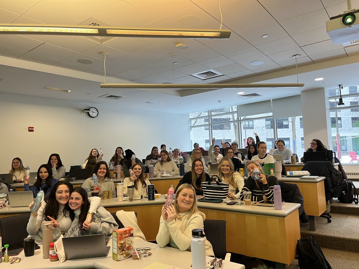 Our first year MS SLP students had a blast during a lesson on #feeding/swallowing in their #dysphagia class 🍼 #slp #slp2b #NUBouve #LikeAHusky <a href="/Northeastern/">Northeastern U.</a> <a href="/NUBouve/">Bouvé College of Health Sciences at Northeastern</a>