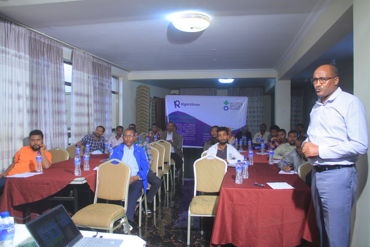 Right2Grow #Ethiopia recently concluded a successful training & dialogue on national food & nutrition policy with representatives of the private sector & media. Through such initiatives, the media & private sector are capacitated to significantly enhance nutrition & food security