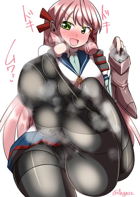 「足裏嗅ぎたいんですか?いいですよ。でも、工廠作業で…きっと蒸れてますけど…///」  ムレムレ黒タイツ明石さん(ˇωˇ) 連続1417日目 #艦これ版真剣お絵描き60分一本勝負_20240122 #艦これ版深夜の真剣お絵描き60分一本勝負 #めび環んどろ #10000日チャレンジ