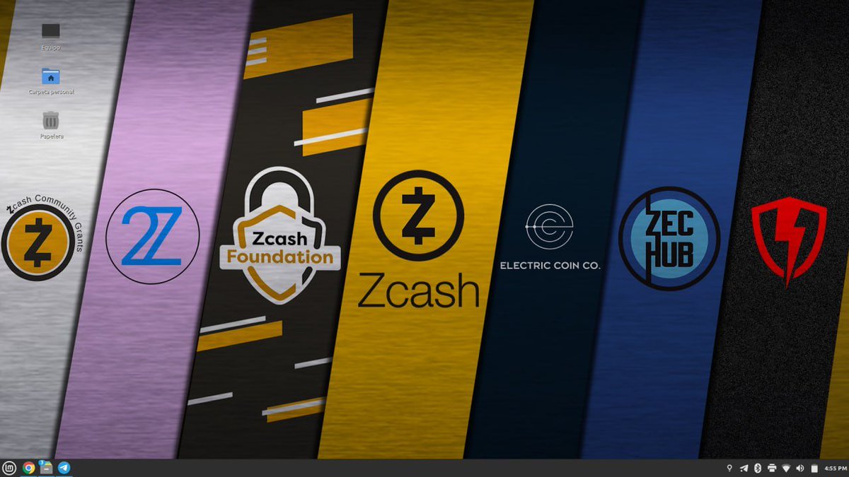 Mi #ViernesDeEscritorio de #Linux + #Zcash