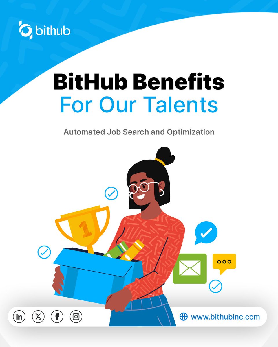 bithubinc_'s tweet photo. Empower your career journey with BitHub's tailored solutions for talents!  From automated job searches to strategic profile exposure, we're dedicated to optimizing your path to success. Your dream job is just a click away. 

 #bithubtalents #careerempowerment #jobsearchoptimized https://t.co/acx6DeBmYD