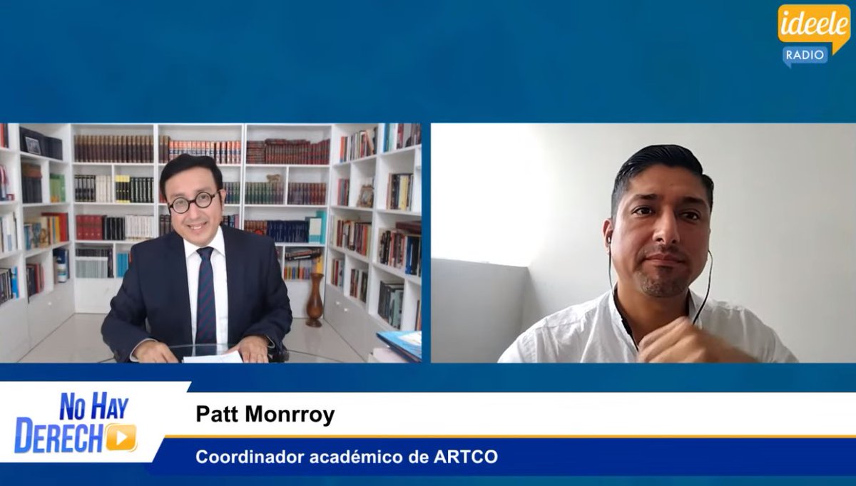 ideeleradio's tweet photo. [AHORA] #PattMonrroy, coordinador académico de #ARTCO, conversa con #GlatzerTuesta en el #BloqueCultural de #NoHayDerecho vía Facebook y YouTube de @ideeleradio

📲 Facebook ▶ https://t.co/DhoLbek8po
🎞 YouTube ▶ https://t.co/MOVsH2lqPY https://t.co/euQFtqOTf9