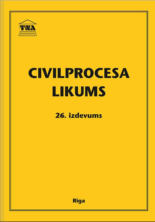 TNA e-grāmatnīcā jau ir pieejama grāmata: “Civilprocesa likums. 26.izdevums”
tnagramatas.tna.lv/lv/product/627