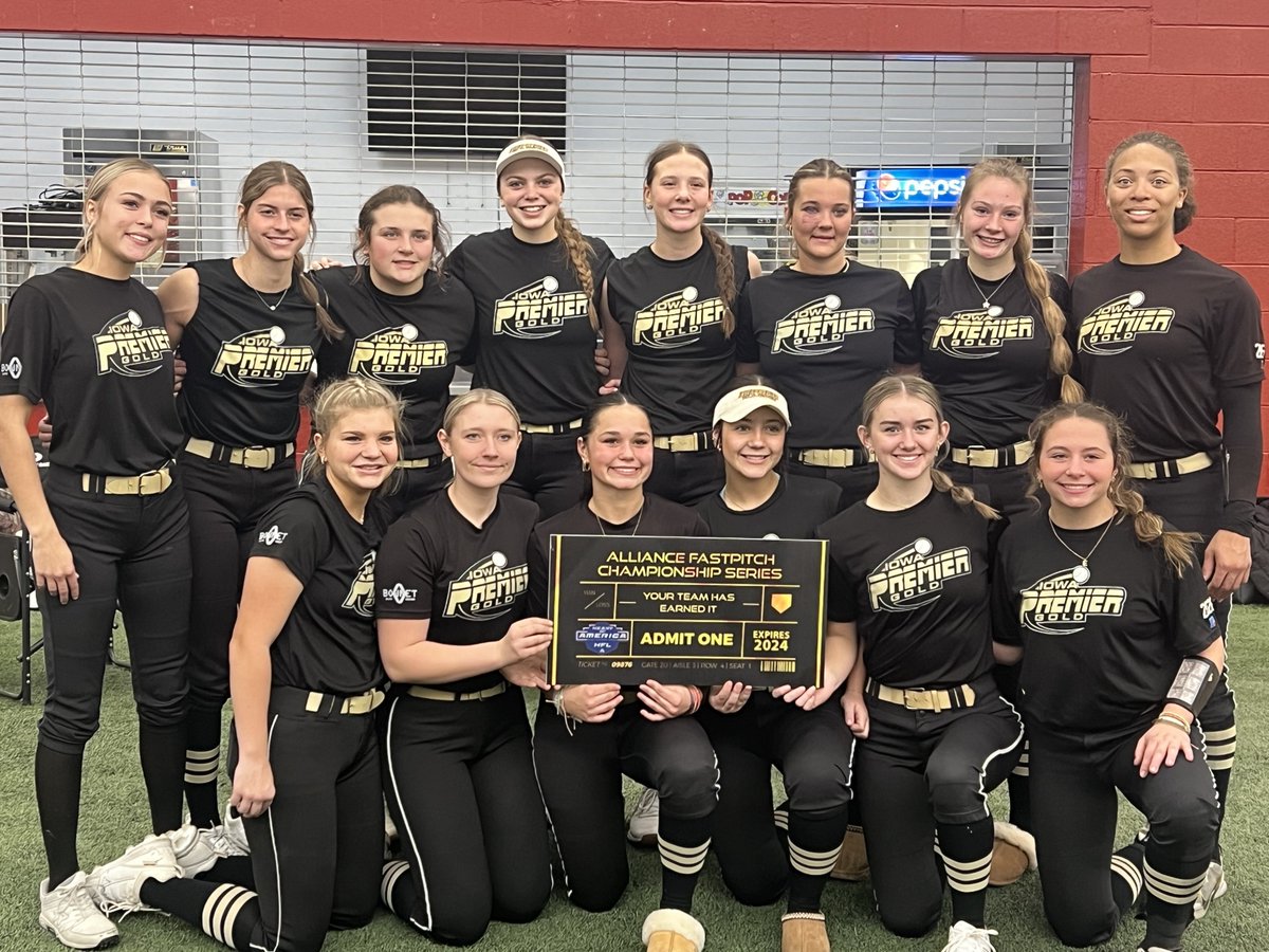 We punched that ticket! 🔥🔥🔥 #ipfbethebest <a href="/thealliancefp/">The Alliance Fastpitch</a> <a href="/HFLfastpitch/">Heart of America Fastpitch League | HFL</a> <a href="/IowaPremierFP/">Iowa Premier Fastpitch</a>