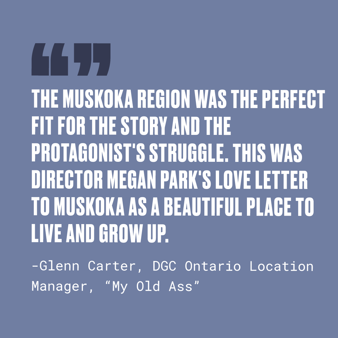 OntarioDGC's tweet photo. My Old Ass, shot in the Muskoka Lakes region, premiered at @sundancefest on Jan 20! We caught up with 3 DGC Ontario Members who played key roles in bringing this film to life: Production Designer Zazu Myers, Location Manager Glenn Carter, &amp; EP Dan Bekerman https://t.co/EgroJcWyNf https://t.co/2p8lV2Wmdc