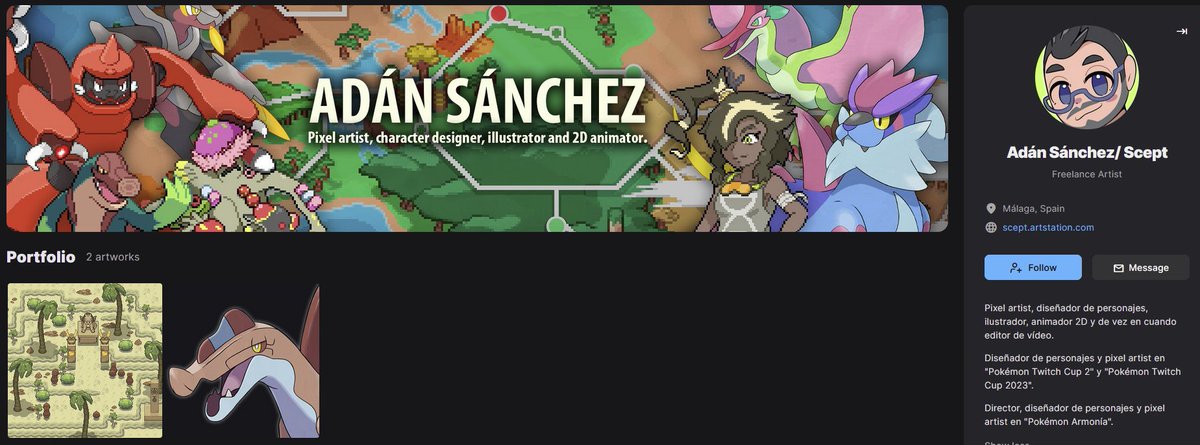 PkScept's tweet image. Voy a empezar a subir algunos de mis trabajos a artstation! 🫶
Si queréis ver más de mi arte podéis echarle un ojo, iré actualizándolo estos días con más contenido :)
scept.artstation.com