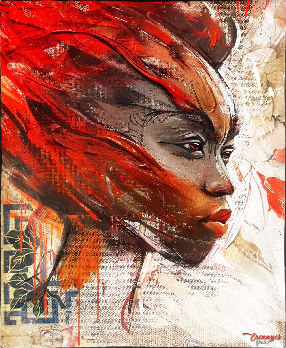 'Erinnyes' | MoDo Thick Paint
Hey everyone!
It's been a while since I shared my latest artwork, as I took a little break after putting together a brand-new course. I'm back and thrilled to unveil my latest Art!
Dive into the details and let me know what you think.