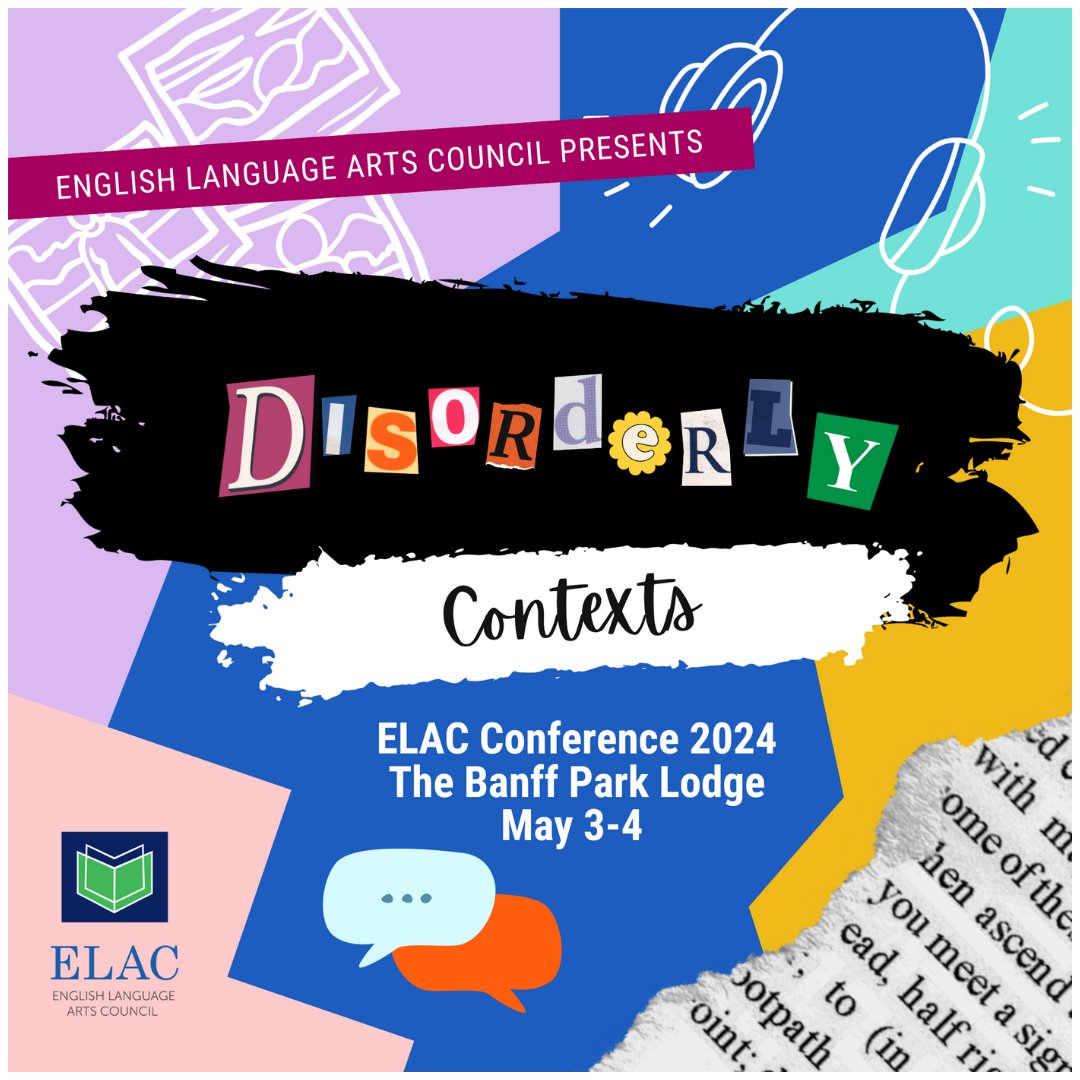 Have you ever been to an ELAC Conference before? If not, you DO NOT want to miss out (and if you have… IYKYK). Register for ELAC’s Disorderly Context Conference this May in Banff today! reg.unityeventsolutions.com/se/ELAC2024CON…