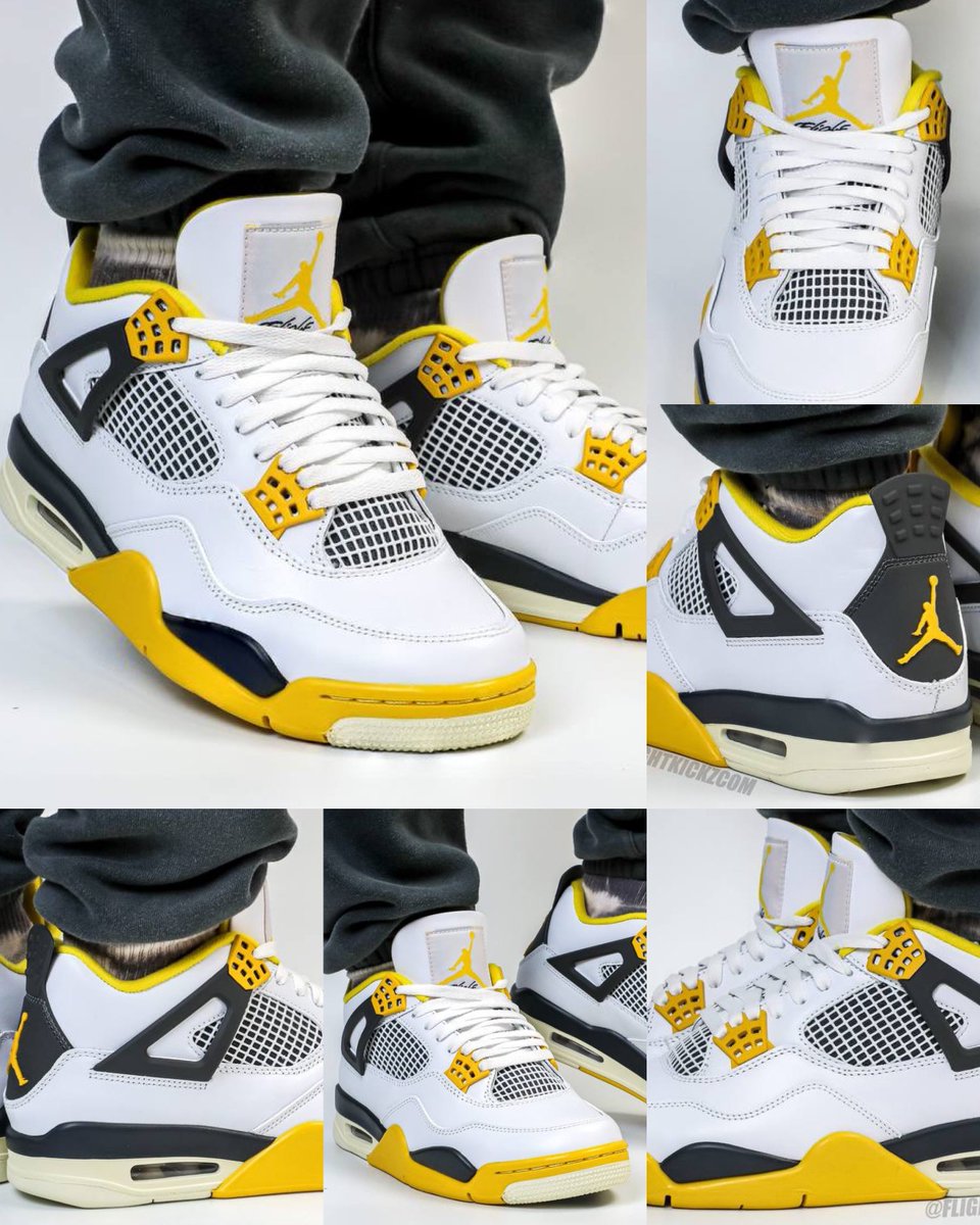FIRST LOOK at the 2024 “Vivid Sulfur” Air Jordan 4 🌻 Dropping on