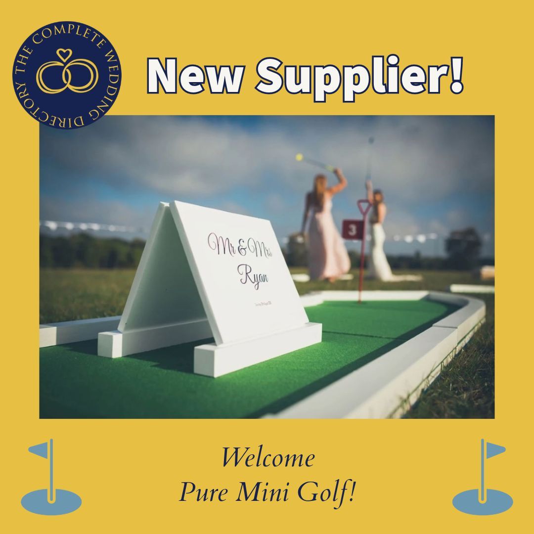 WeddingComplete's tweet photo. Add a touch of excitement to your wedding with Pure Mini Golf! 🎉🏌️♂️ Imagine quirky hazards like a colossal wedding cake or obstacles featuring your names & photos – talk about a hole-in-one for uniqueness! 🍰📸🎊
https://t.co/0R3yiciZ9D
#minigolfhire #weddingminigolfhire https://t.co/vNjiKE4YOe