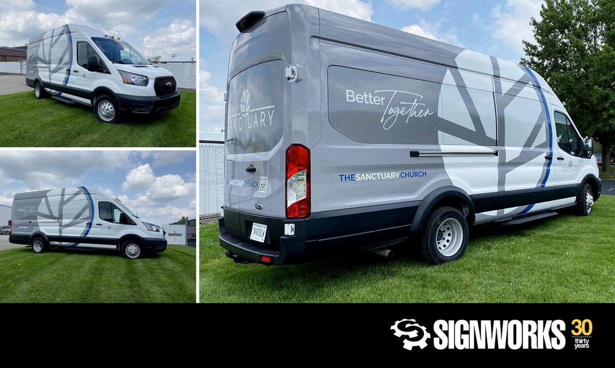 DID YOU KNOW? 

We have an outstanding vehicle wrap division that serves much of the midwest? 

Thank you Sanctuary for trusting Signworks with your brand!

What can we create for YOU?
SignworksThinks.com

#VehicleWraps #SignsAndMarketing #Branding #Marketing #Signs