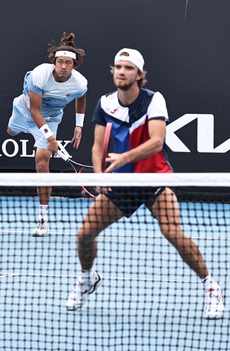 jessica4stein's tweet image. Still in the tournament. #machac #zhang 

Will casually play QF tomorrow.