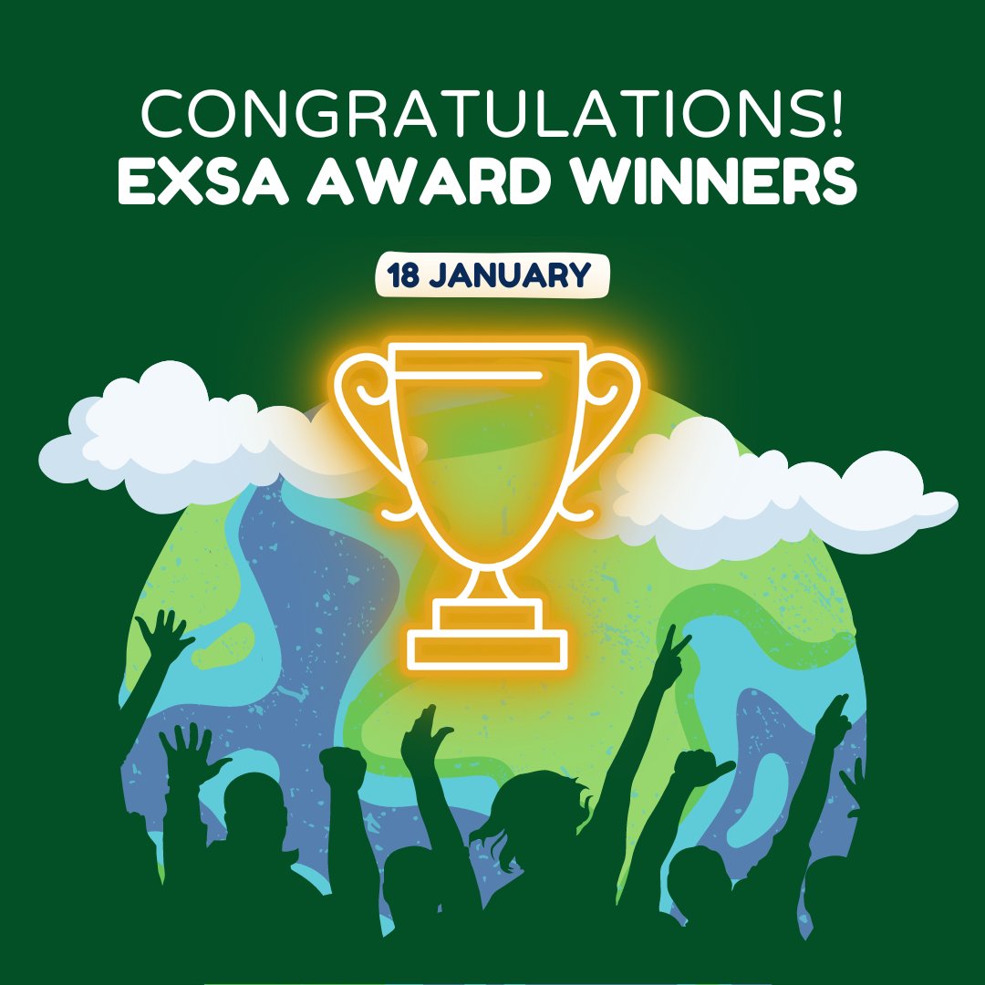 EventGreening's tweet photo. Congratulations to all the winners at the @EXSA_SA  Awards, especially those who shone brightly in the Green Awards category! 🏆✨

A special shout-out to @chatrxp , a proud member of EGF, for clinching the prestigious Green Event award. https://t.co/ST6ATMuQ4E