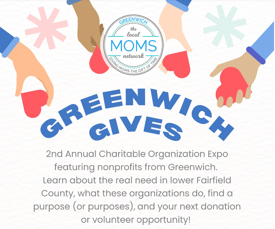 Join GCI staff tomorrow from 6-8 PM for #GreenwichMoms 2nd Annual #GreenwichGives Event! Come by to say hello and learn about some amazing Greenwich-based #charities that are making a difference in our community.

➡️RSVP: ow.ly/Zjuy50QsJO4