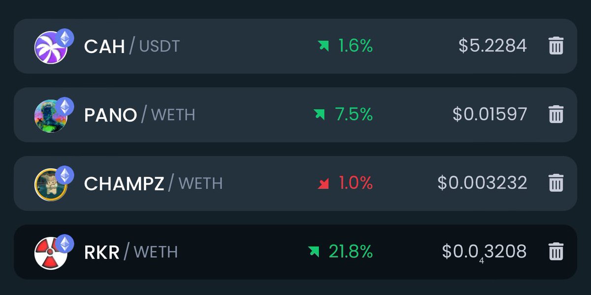 SweetPeaCrypto's tweet image. Send ZEEE Gems 💎 

Who cares about a red market when you hold solid tokens like 

$CAH 
$RKR
$CHAMPZ
$PANO

#GameFI #P2E #gameing #Web3  #Metaverse