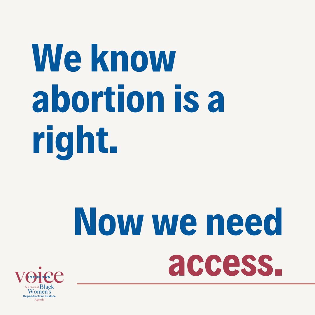 Out: Not recognizing that abortion is a fundamental right. 

In: Fighting for abortion ACCESS.

On the anniversary of #RoevWade, we are reminded that we cannot have #reprojustice without providing access to abortions and all reproductive healthcare. So let’s keep fighting for it.