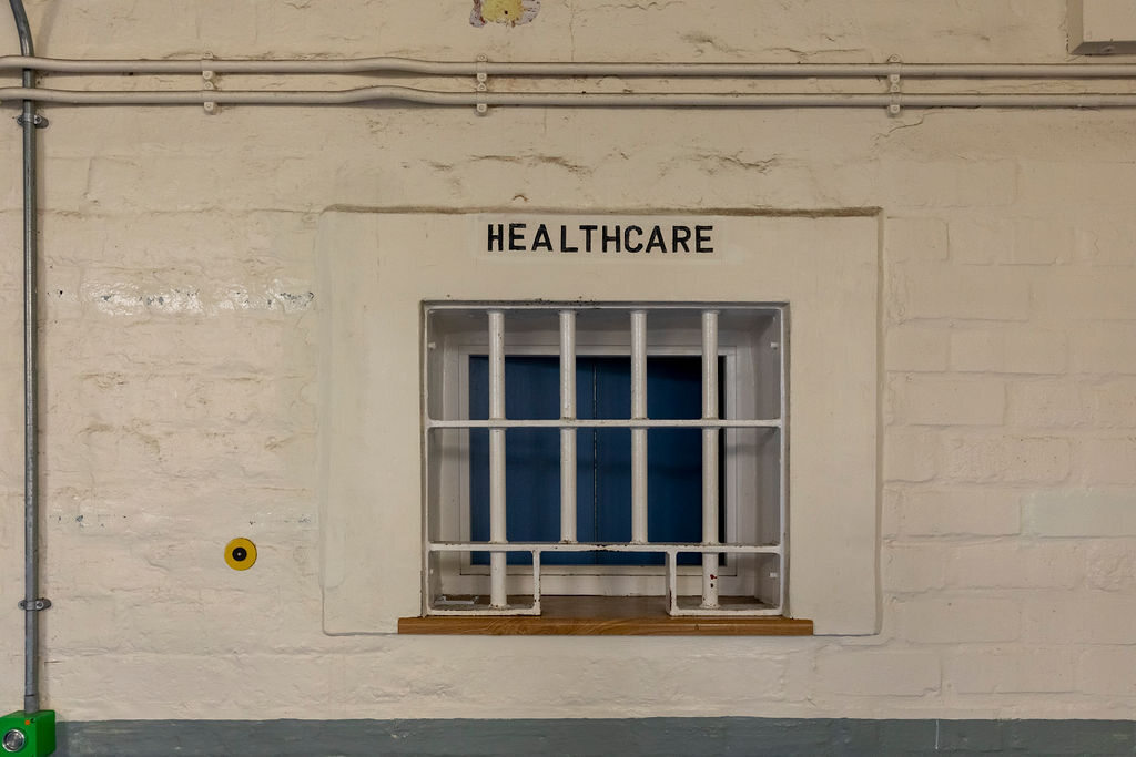Where in our prison can your find the health care hatch? 

⛓️Upon entrance in the Gate Lodge
⛓️Near the execution room
⛓️On A wing

#Shrewsburyprison #Prison #Prisonlife #Lifeofaprisoner