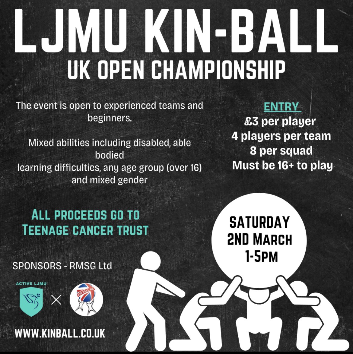 @uolkinballsoci1 @IMAS_sport4all @WorcPE @LboroAU @bradfordzone @TeamBath @SportBirmingham @CMetSport @CUFCFoundation @GMMoving  @kellymassey400 @NorthUniSport @ActiveNottm @sheffunisport @StAnnestanleyPE @sportrectweets @StaffordSport @SussexAA  @UoESport @TeessideUni