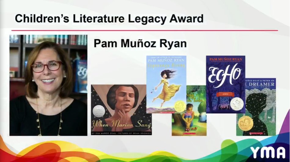 The Children's Literature Legacy Award goes to... @PamMunozRyan!