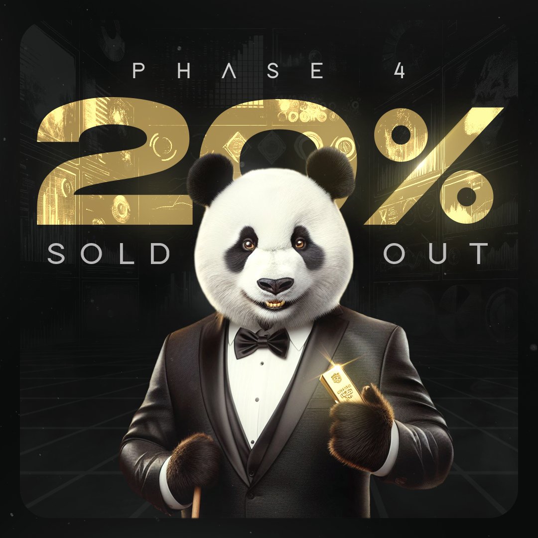 PandoshiDeFi's tweet image. 🚀 Exciting news #Pandoshi Family! In just 48 hours, we&apos;ve successfully raised $500,000 in Phase 4 of the presale, marking 20% of the target achieved! 🔥 Thanks to this amazing community for the incredible support. Let&apos;s keep this momentum going!
