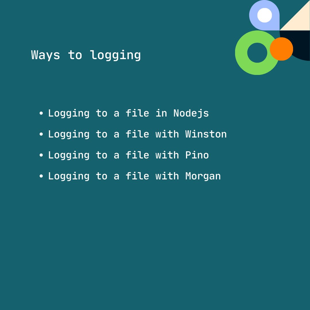 thehashcode's tweet image. How to Implement NodeJS Logging to File for Improved Debugging
thehashcode.com/nodejs/how-to-…
#thehashcode #nodejs #javascript #programming #reactjs #html #css