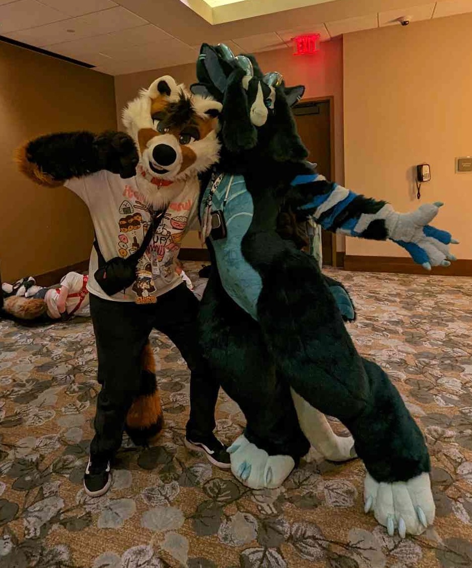 cooldragonsuit's tweet photo. From the Dead Dog Dance with @ShrimpyShiro ! #ANE2024 https://t.co/QArcVrMNWP