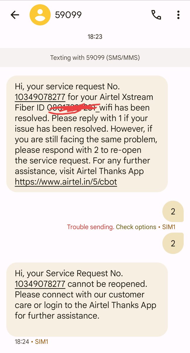 Filed complain on consumer helpline(5373710),but you lied and closed the request stating I agreed on resolution. Resolved the complain pending for 15 days, without my knowledge.I will file complain on #edaakhil within 24 hrs if this remains unresolved. #airtel 
@AshwiniVaishnaw