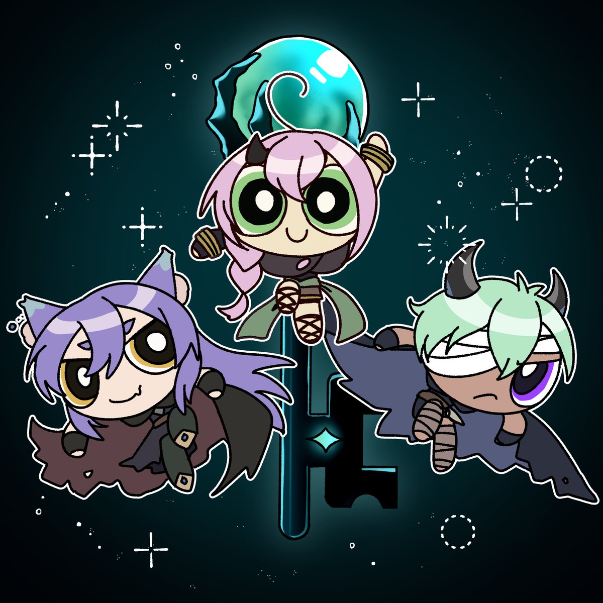 Powerpuff Thieves 
By <a href="/SugarBee_nft/">SugarBee🐝</a>