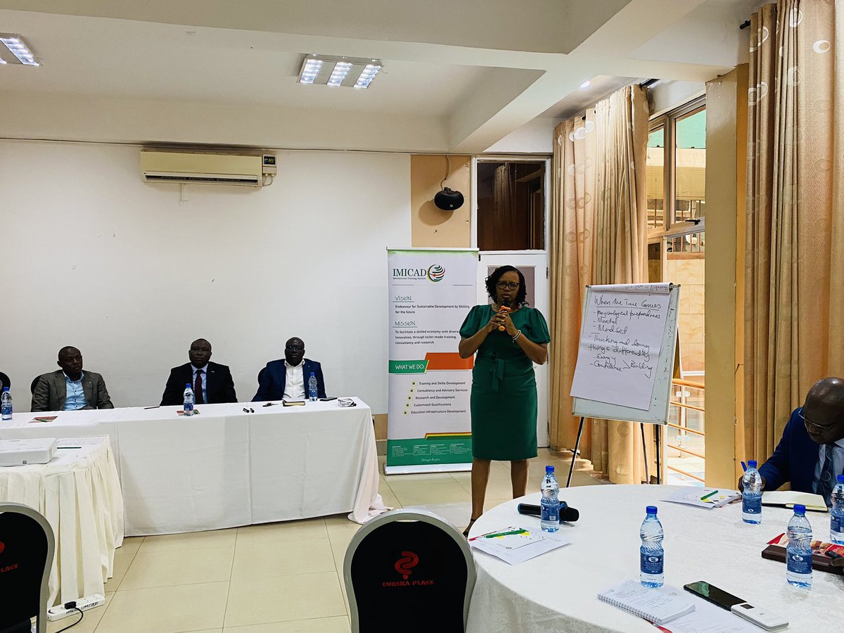 IMICAD1's tweet photo. 💧Invest in yourself today for a prosperous tomorrow💧

Currently on going is the @UgandaEC ‘s Pre Retirement Training at IMICAD International Training Institute

#ECPreRetirement #IMICAD https://t.co/ugNoRYTLT9