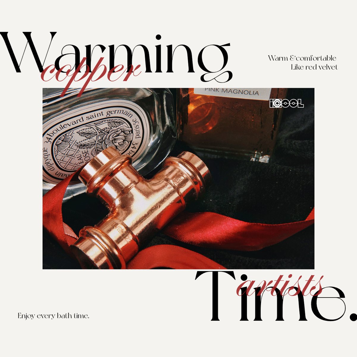 ICOOL_official's tweet photo. Light up your winter with a flash of red and ICOOL’s “copper artists” 🎀
ICOOL copper press fitting made of 99% high purity coppers, ensures the durability of the pipes creating more comfortable water system solutions for our users 💧
#plumbing #tube #coppertube #copper #icool https://t.co/sZPVbyNsh2