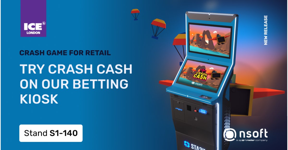Crash games have been a staple of online channels. NSoft's twist: #CrashCash is uniquely designed for retail channels! All visitors at ICE London will have the exclusive opportunity to test and play Crash Cash on our state-of-the-art terminals. 🔥