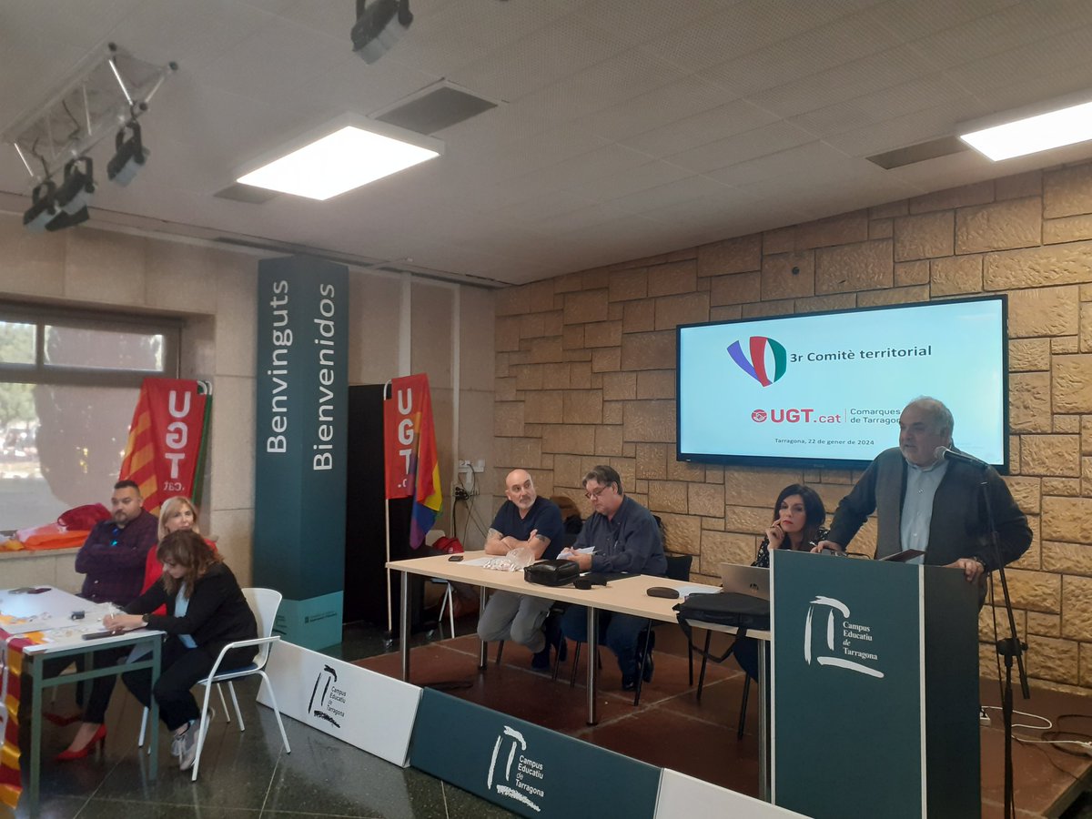 UGTTarragona's tweet photo. 3r Comitè territorial de la UGT del Camp de Tarragona https://t.co/7Kz7Qlwzsz