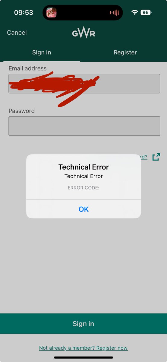 ⁦<a href="/GWRHelp/">GWR</a>⁩ any idea when you will fix your app? I need it to access the tickets I’ve purchased.