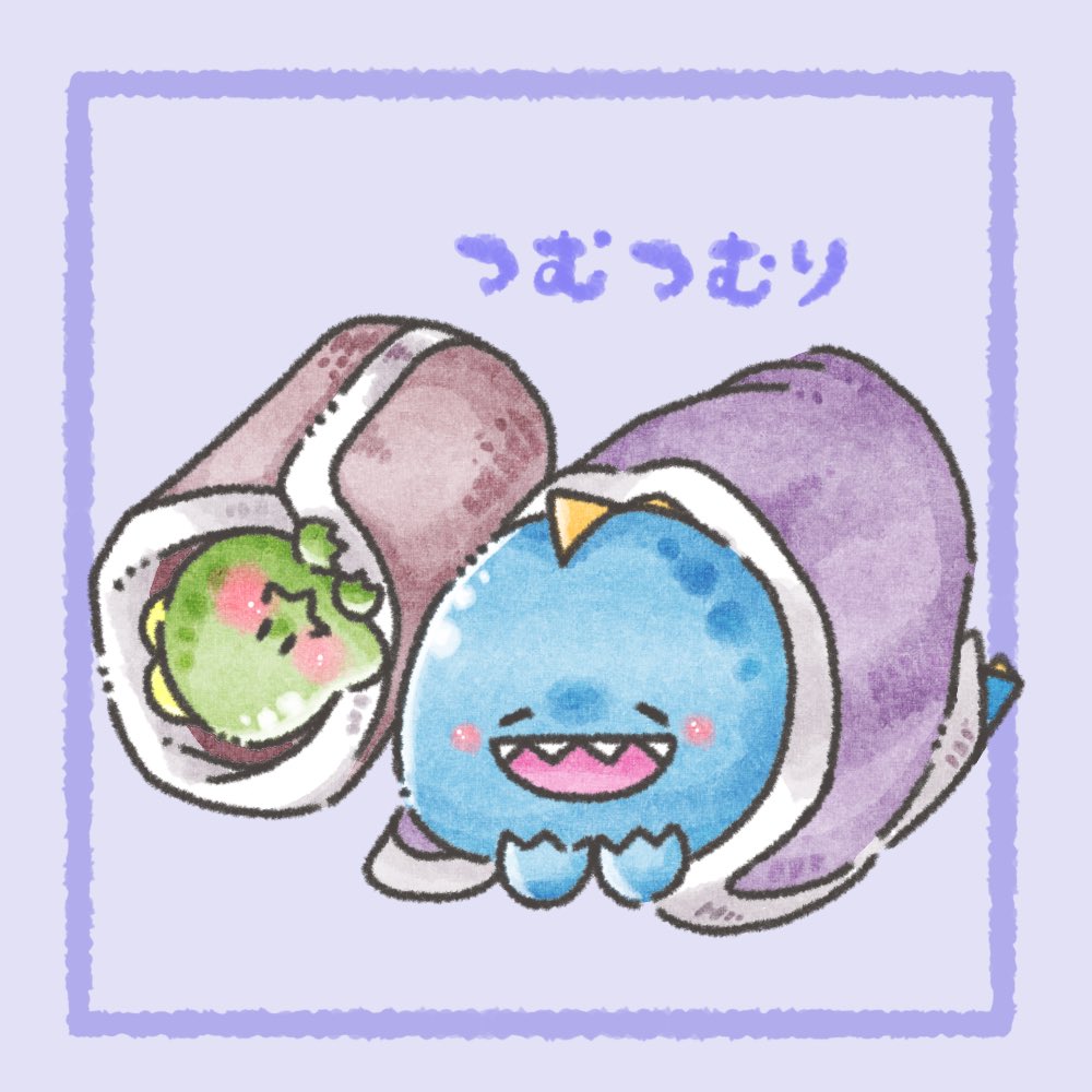 寒いなぁ、お布団つむりになっちゃうの

#イラスト #ゆるいイラスト